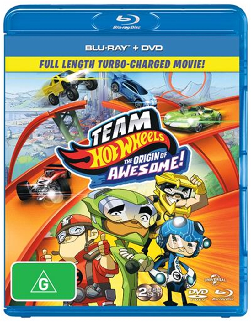 Team Hot Wheels - The Origin Of Awesome!  Blu-ray + DVD/Product Detail/Animated