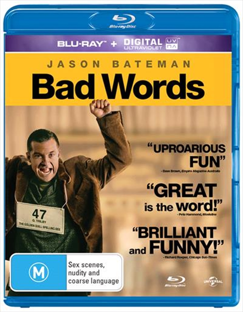 Bad Words Comedy Blu Ray Sanity