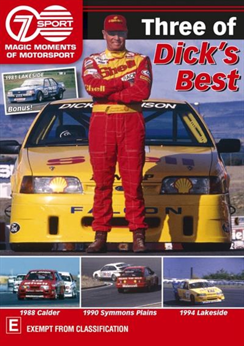 Magic Moments Of Motorsport - Three Of Dick's Best | DVD