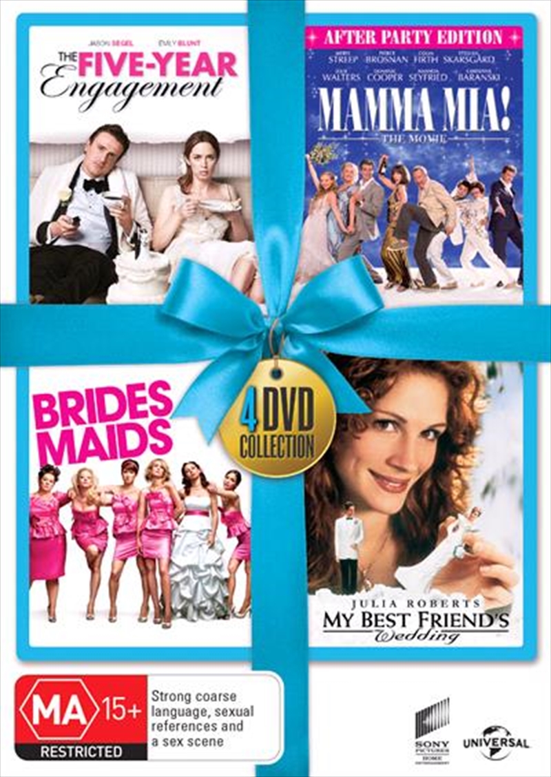 Bridesmaids / Five-Year Engagement / Mamma Mia / My Best Friend's Wedding  4 Movie Set - Blue Ribbo/Product Detail/Comedy
