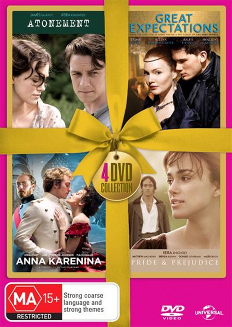 Anna Karenina / Atonement / Great Expectations / Pride and Prejudice 4 Movie Set/Product Detail/Drama