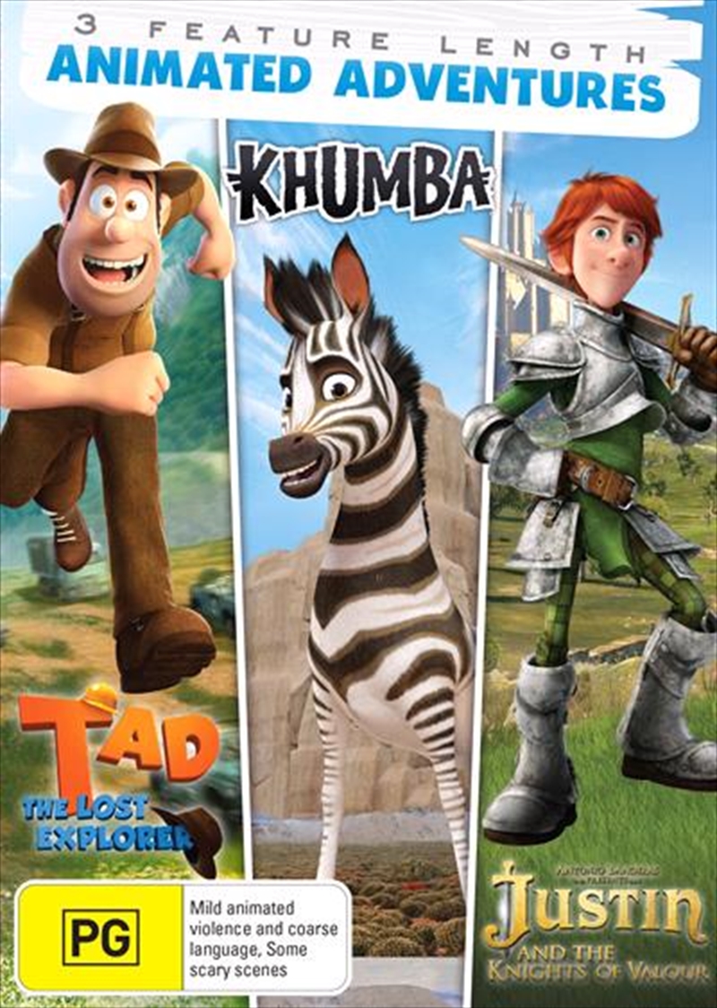 Tad - The Lost Explorer / Khumba / Justin And The Knights Of Valour/Product Detail/Animated