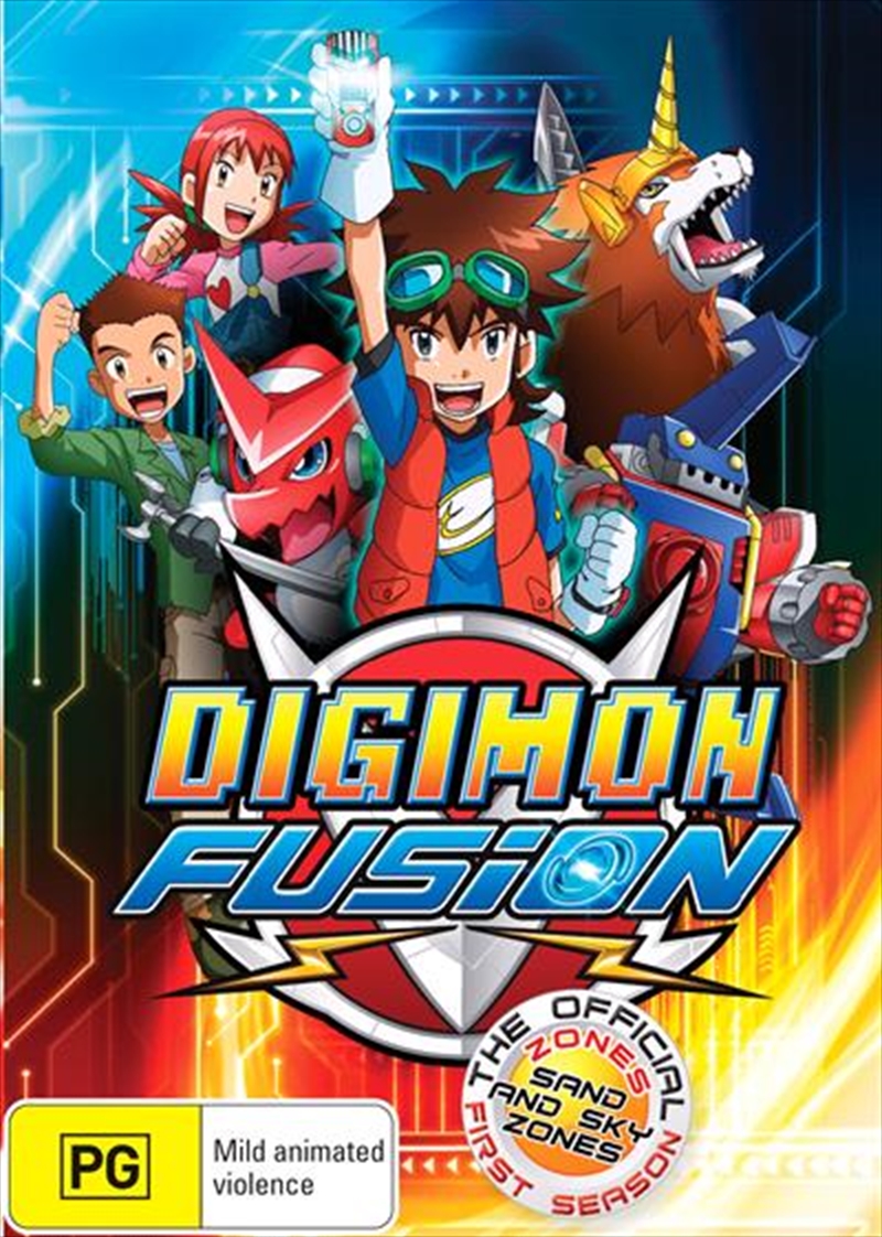Digimon Fusion - Sand and Sky Zone - Season 1 - Eps 8-17/Product Detail/Animated