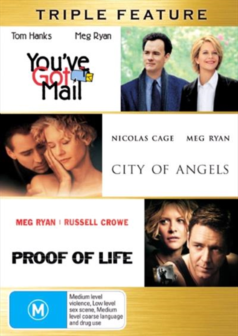 Meg Ryan Essential Triple Pack - You've Got Mail / Proof Of Life / City Of Angels/Product Detail/Comedy