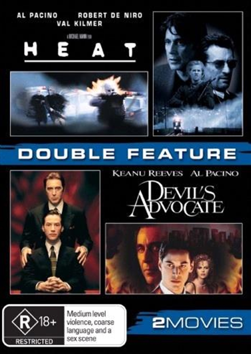 Heat / The Devil's Advocate  Double Pack - Al Pacino/Product Detail/Thriller