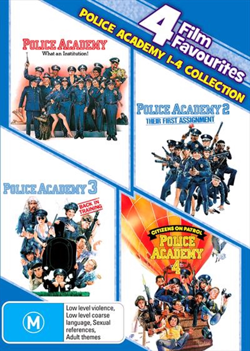 Buy Police Academy 1 4 Collection on DVD Sanity