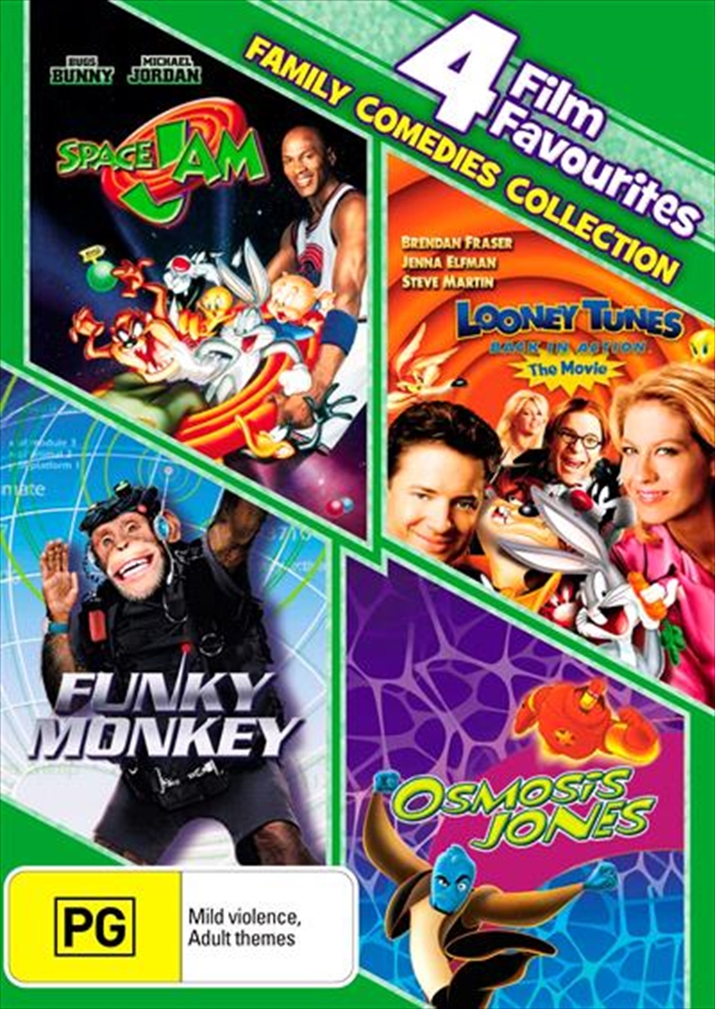 Funky Monkey / Looney Tunes - Back In Action / Osmosis Jones / Space Jam  4 Film Favorites - Family/Product Detail/Comedy