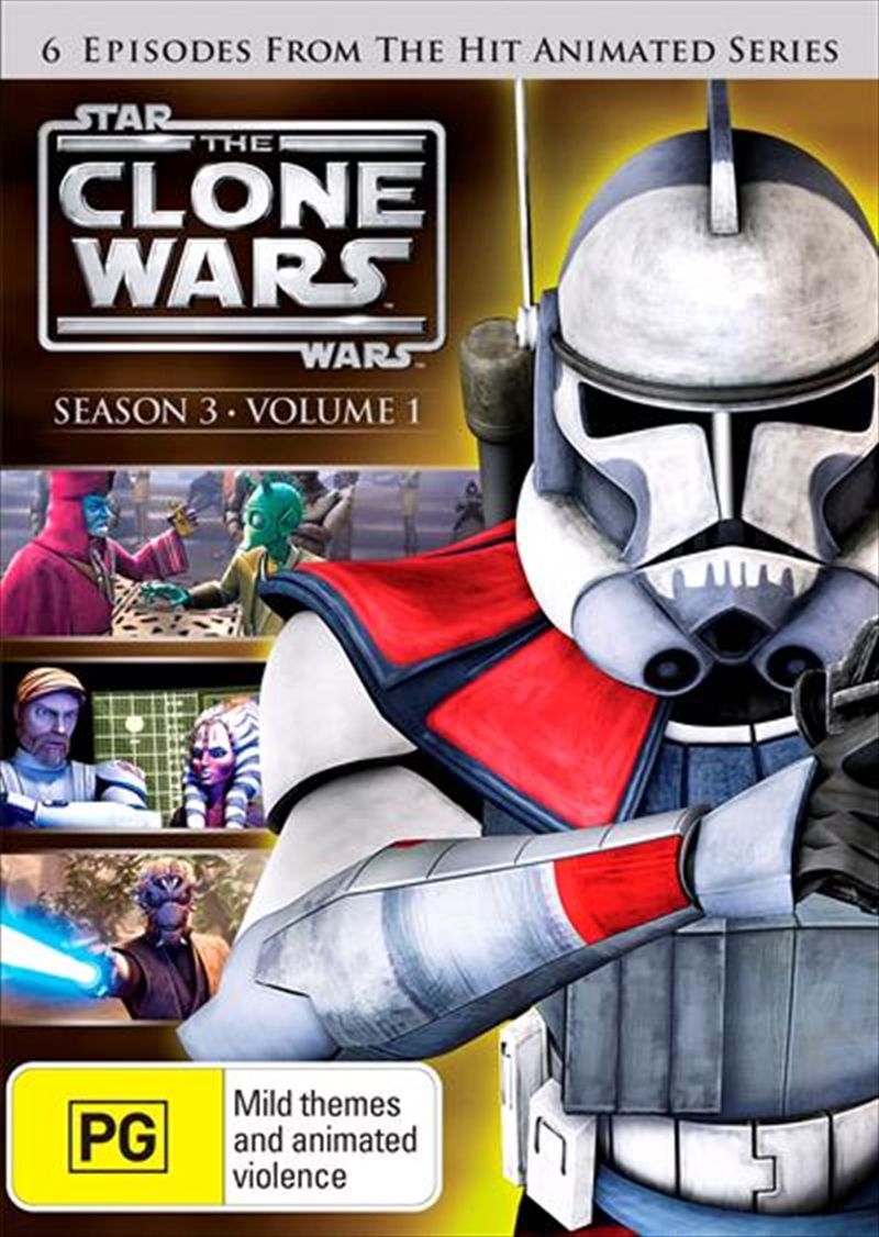 Star Wars - The Clone Wars - Animated Series - Season 3 - Vol 1/Product Detail/Animated