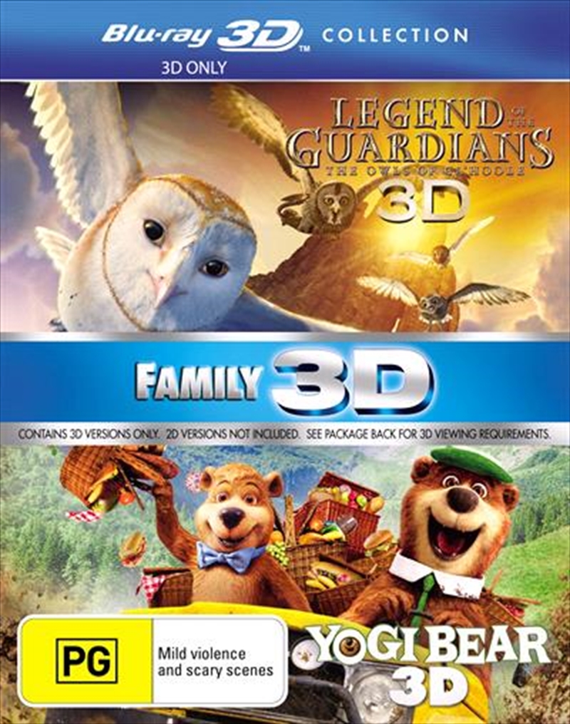 Yogi Bear - Legend Of The Guardians + The Owls Of Ga'hoole - Double Pack/Product Detail/Animated