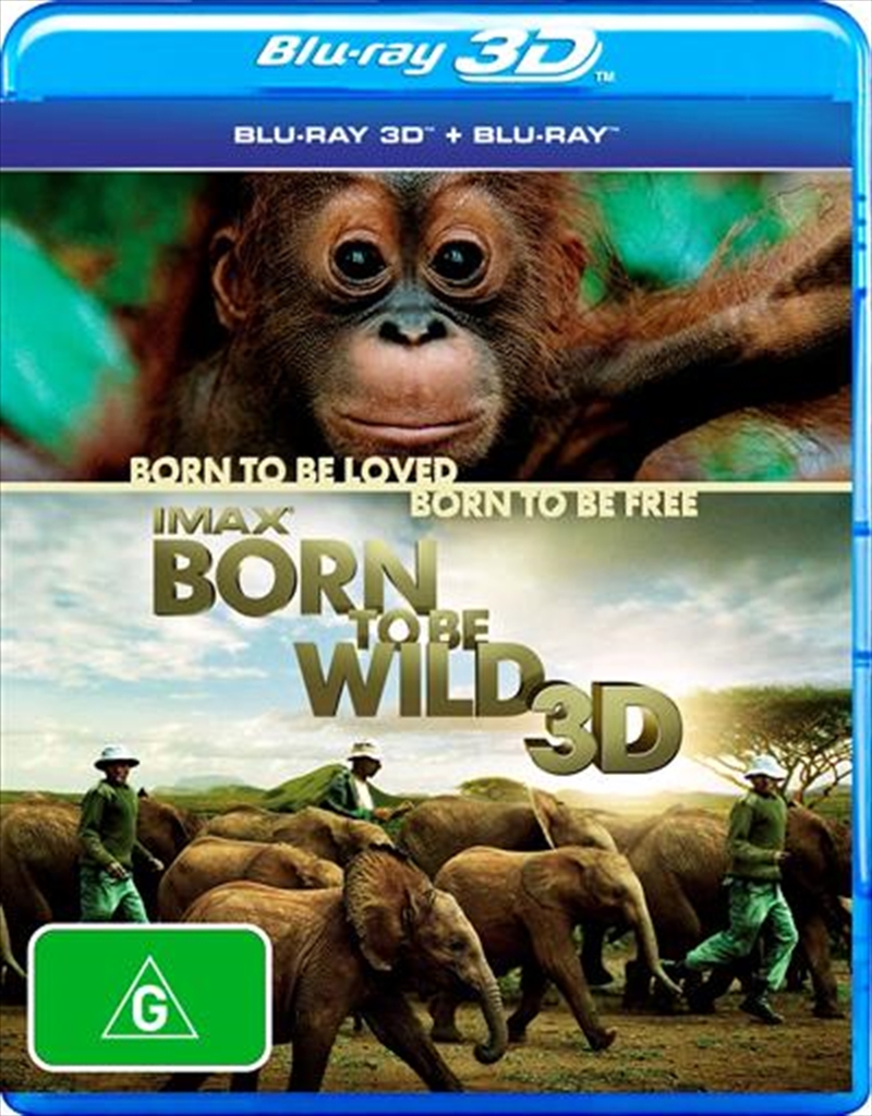 Imax - Born To Be Wild  3D Blu-ray/Product Detail/Movies on DVD, Blu-ray & 4K