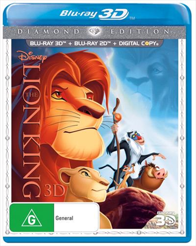 Lion King - Diamond Edition  3D + 2D Blu-ray + Digital Copy, The/Product Detail/Movies