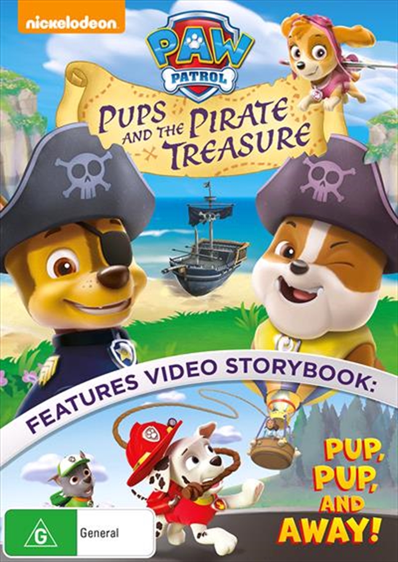 Paw Patrol - Pups And The Pirate Treasure | DVD