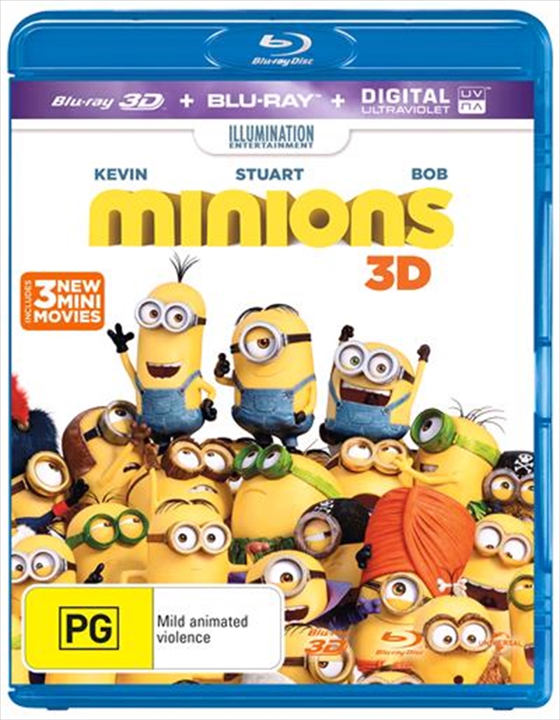 Minions  3D Blu-ray + UV/Product Detail/Animated