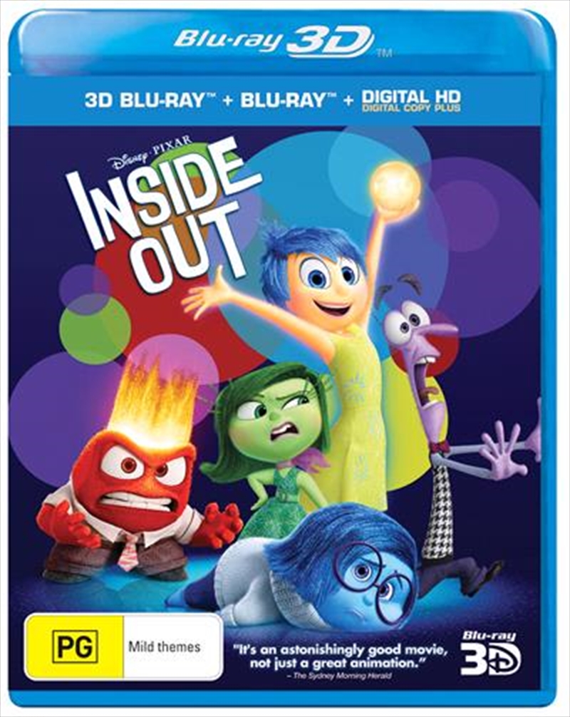 Inside Out  3D + Blu-ray + Digital Copy/Product Detail/Disney