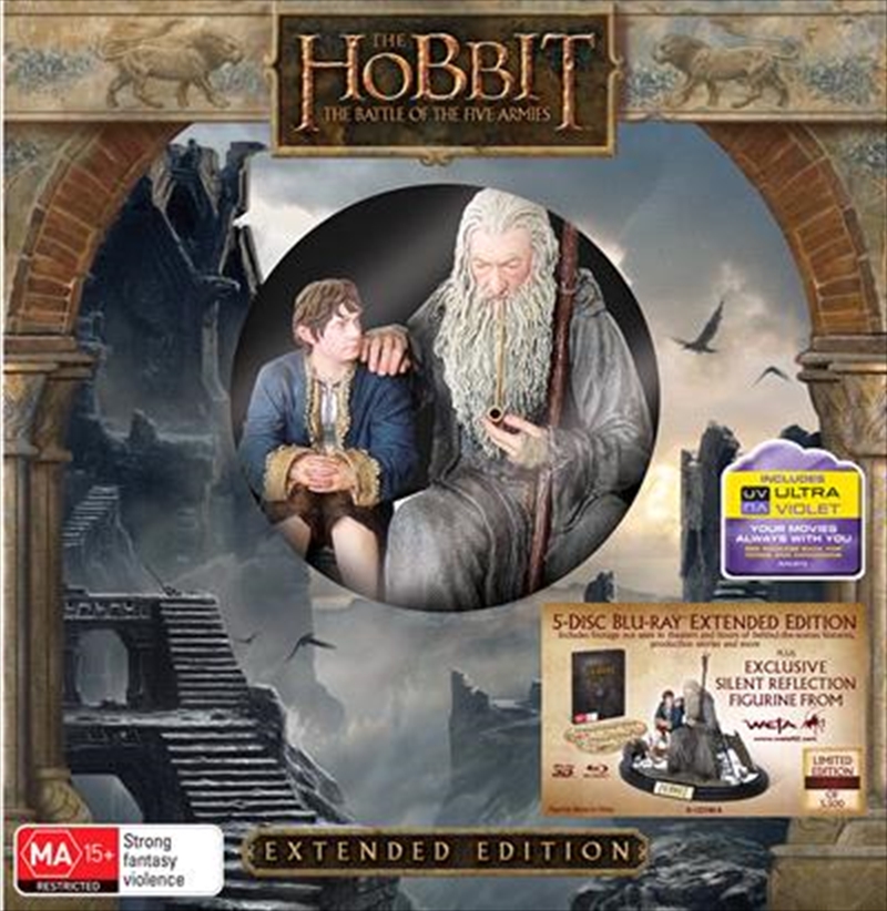 Hobbit - The Battle Of The Five Armies - Extended Edition  3D Blu-ray + UV - Statue, The/Product Detail/Fantasy