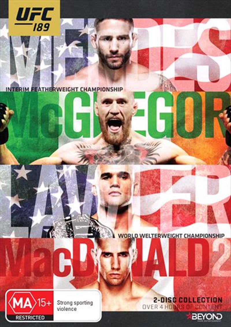 UFC #189 - Mendes Vs McGregor/Product Detail/Sport