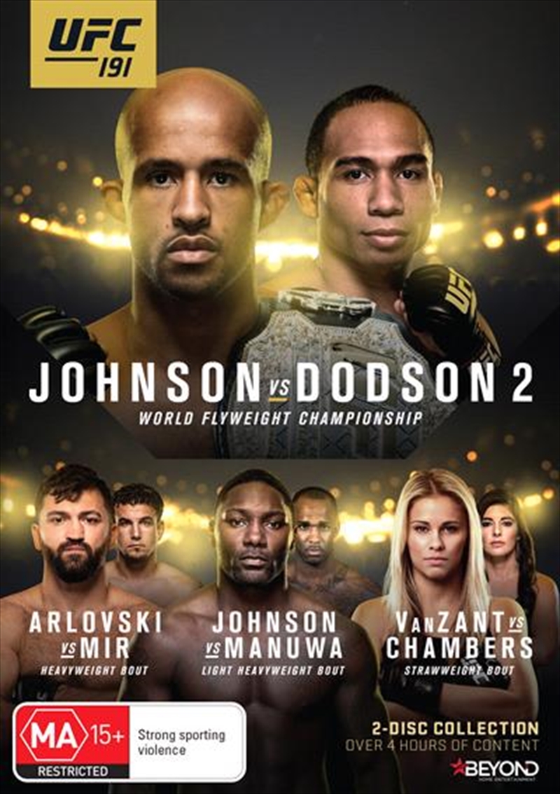 UFC #191 - Johnson Vs Dodson II/Product Detail/Sport