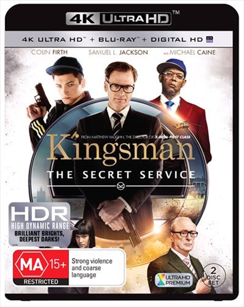 Kingsman - The Secret Service  Blu-ray + UHD + UV/Product Detail/Comedy