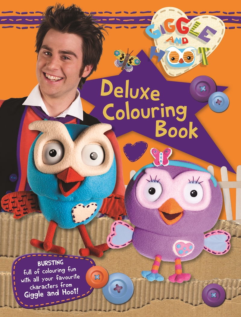 GIGGLE AND HOOT DELUXE COLOURING BOOK/Product Detail/Kids Colouring