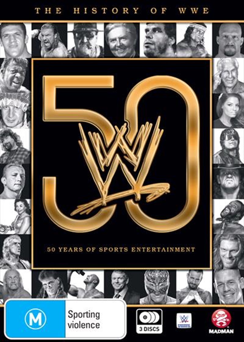 WWE - The History Of WWE - 50 Years of Sports Entertainment/Product Detail/Sport