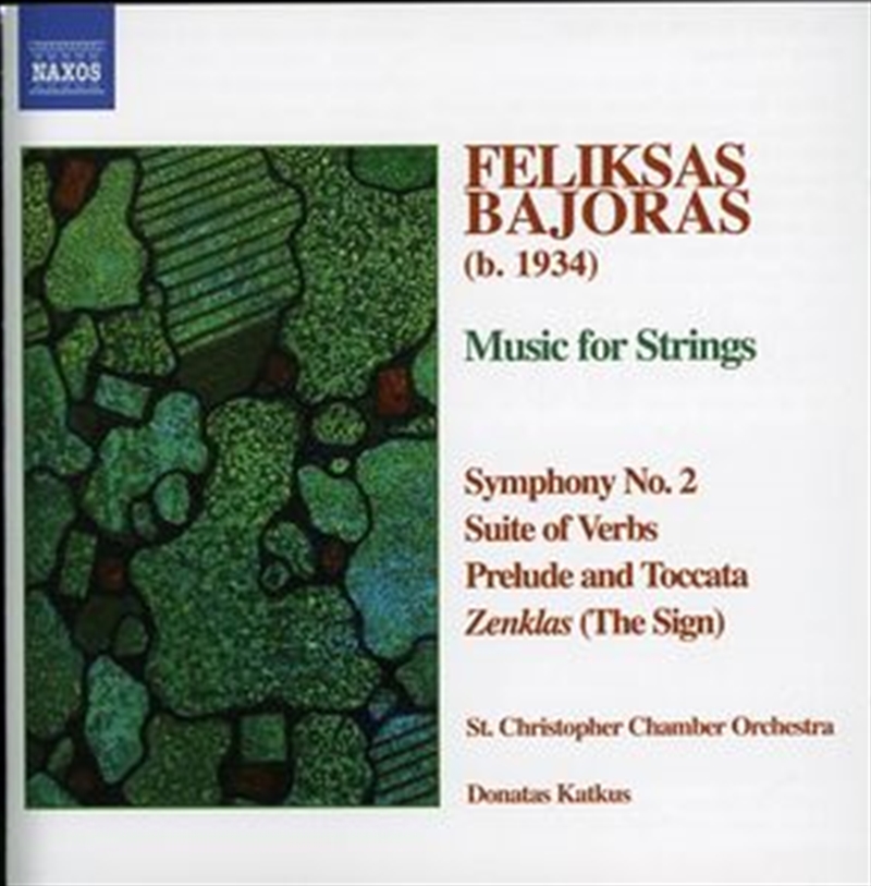 Bajoras: Symphony No 2/Suite Of Verbs/Product Detail/Classical