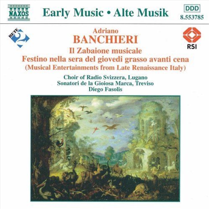 Banchieri: Il Zabaione Musicale/Product Detail/Classical