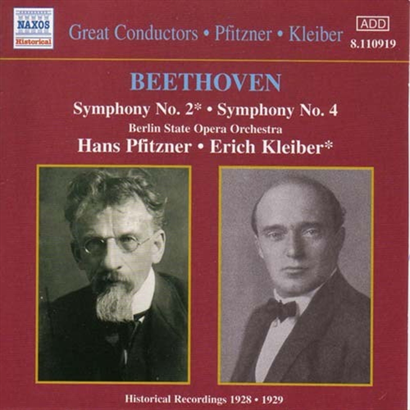 Beethoven: Symphonies Nos 2 & 4/Product Detail/Classical