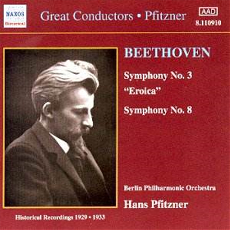 Beethoven: Symphonies Nos 3 & 8/Product Detail/Classical