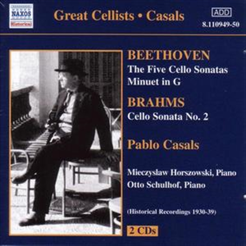 Casals: Beethoven/Brahms: Cello Sonatas/Product Detail/Classical