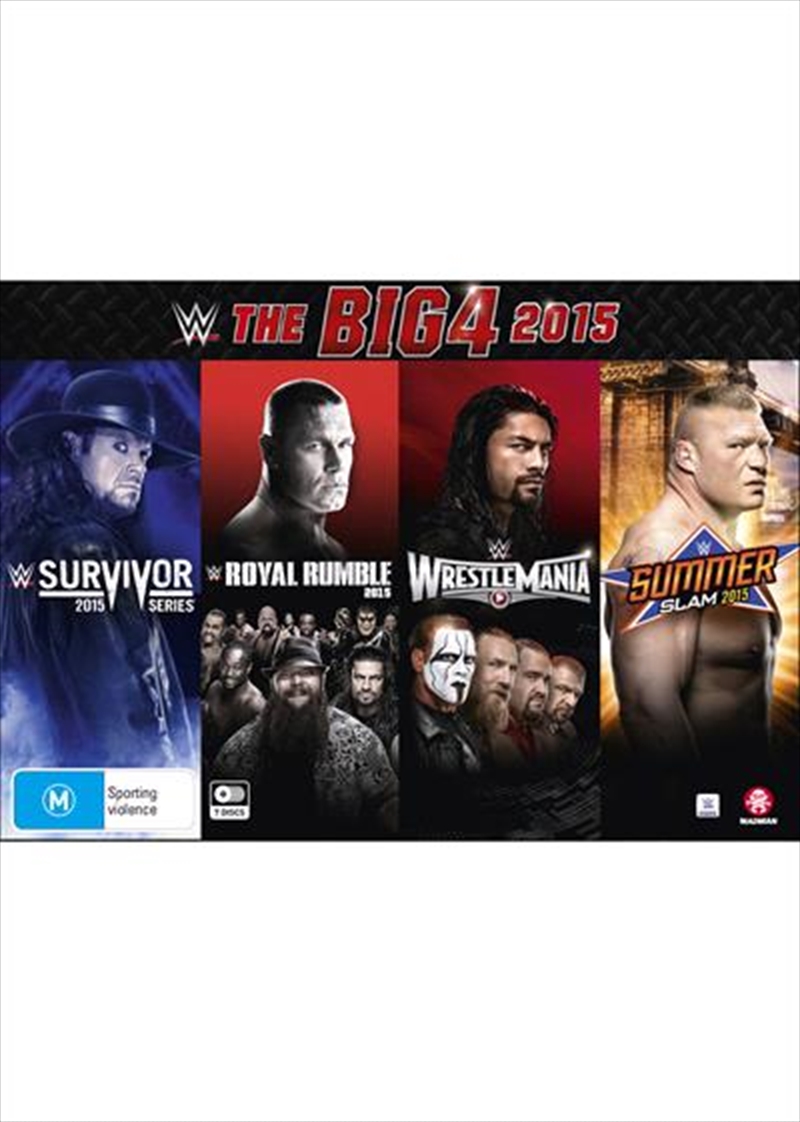 WWE - The Big 4 2015  Collector's Box/Product Detail/Sport