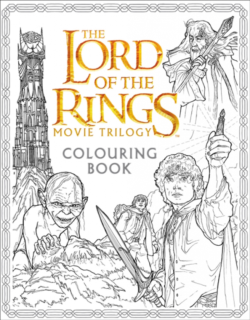 Buy Lord Of The Rings Movie Colouring Book on Book | Sanity