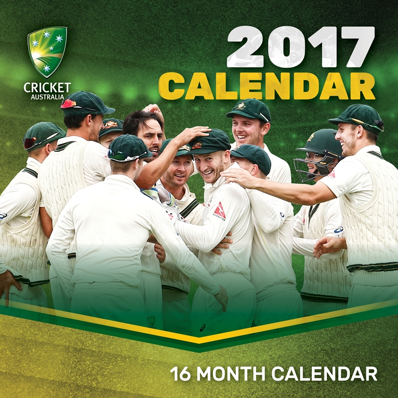 Cricket Australia Calndar 2017/Product Detail/Stationery