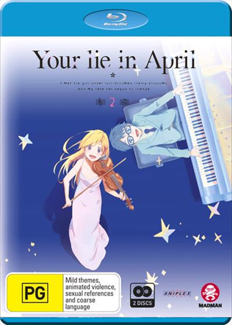 Your Lie In April - Part 2 - Eps 13-22 | Blu-ray