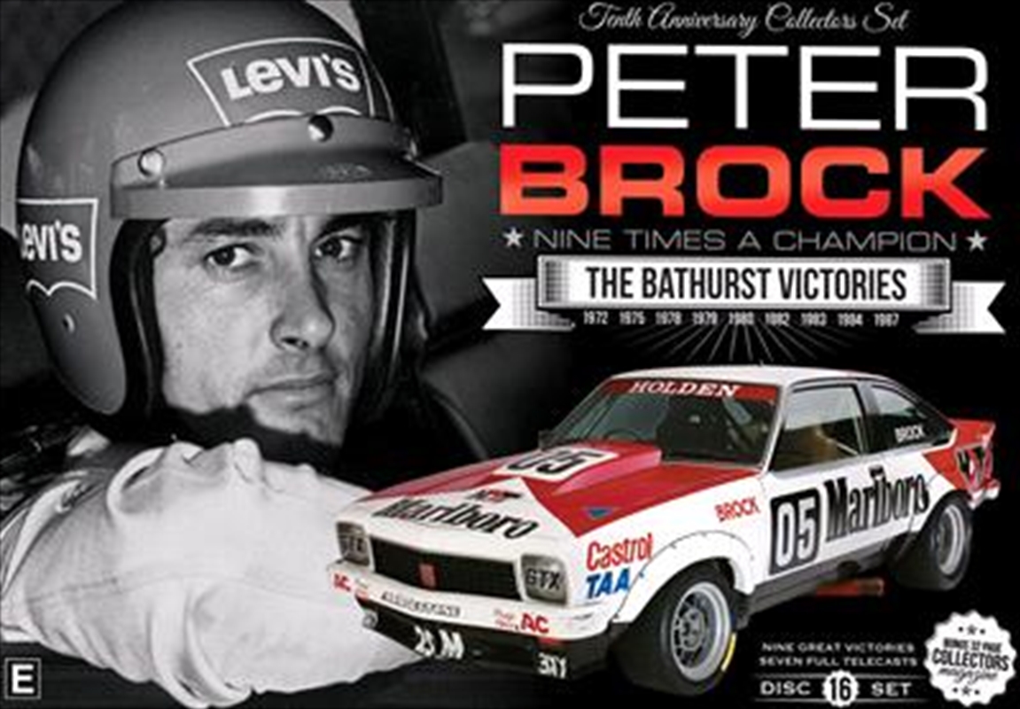 Peter Brock - Nine Times A Champion - The Bathurst Victories | DVD
