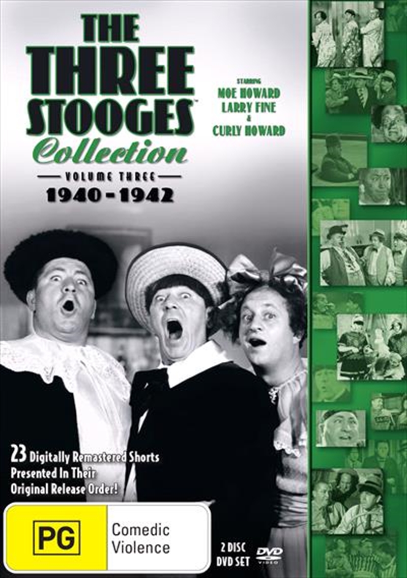 Three Stooges - 1940-1942 - Vol 3/Product Detail/Comedy