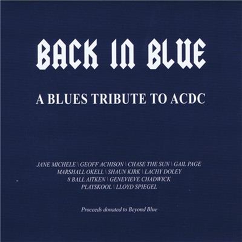Back In Blue: A Blues Tribute/Product Detail/Rock