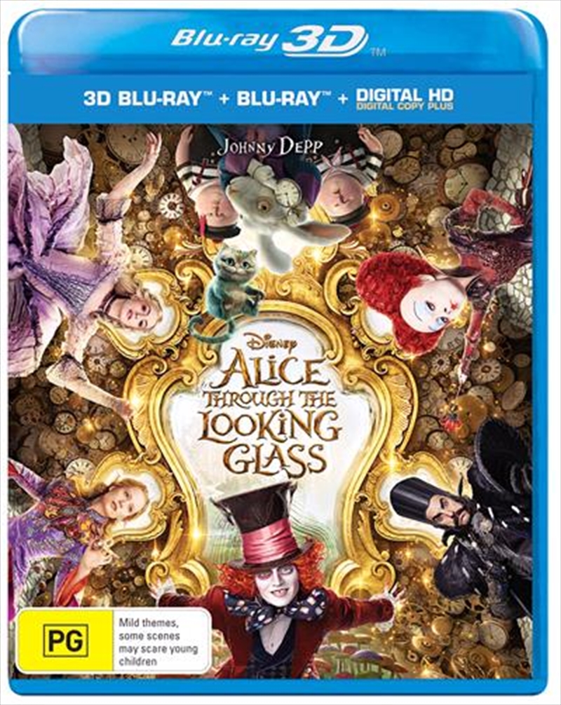 Alice Through The Looking Glass  3D + 2D Blu-ray + Digital Copy/Product Detail/Movies