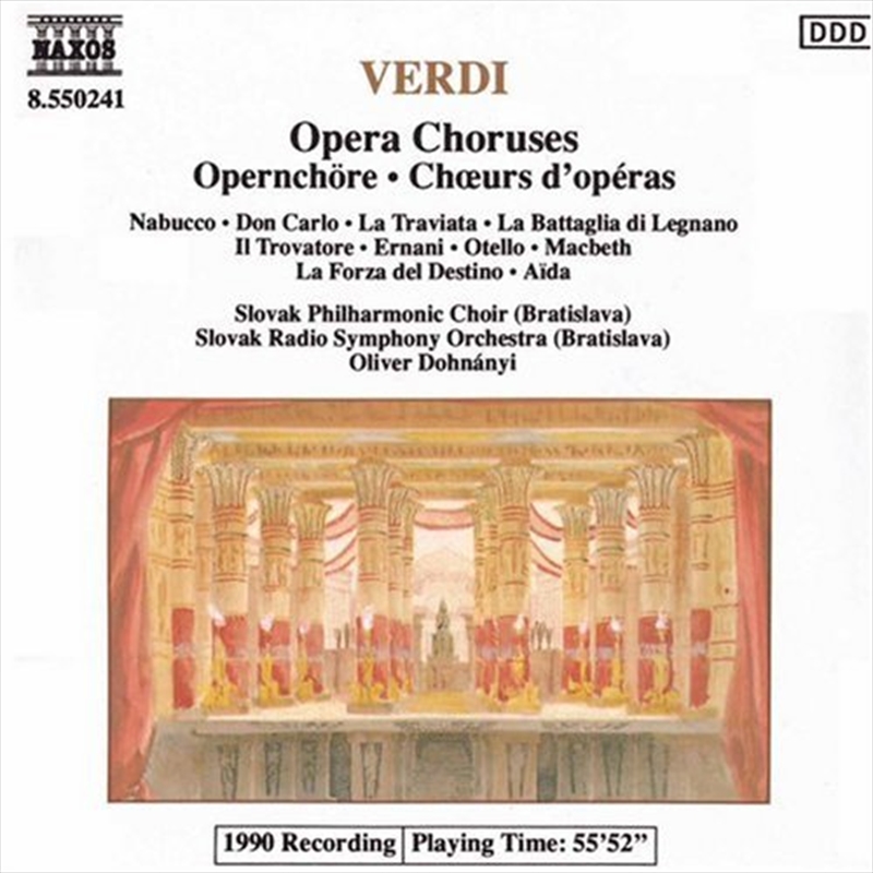Operatic Choruses/Product Detail/Classical