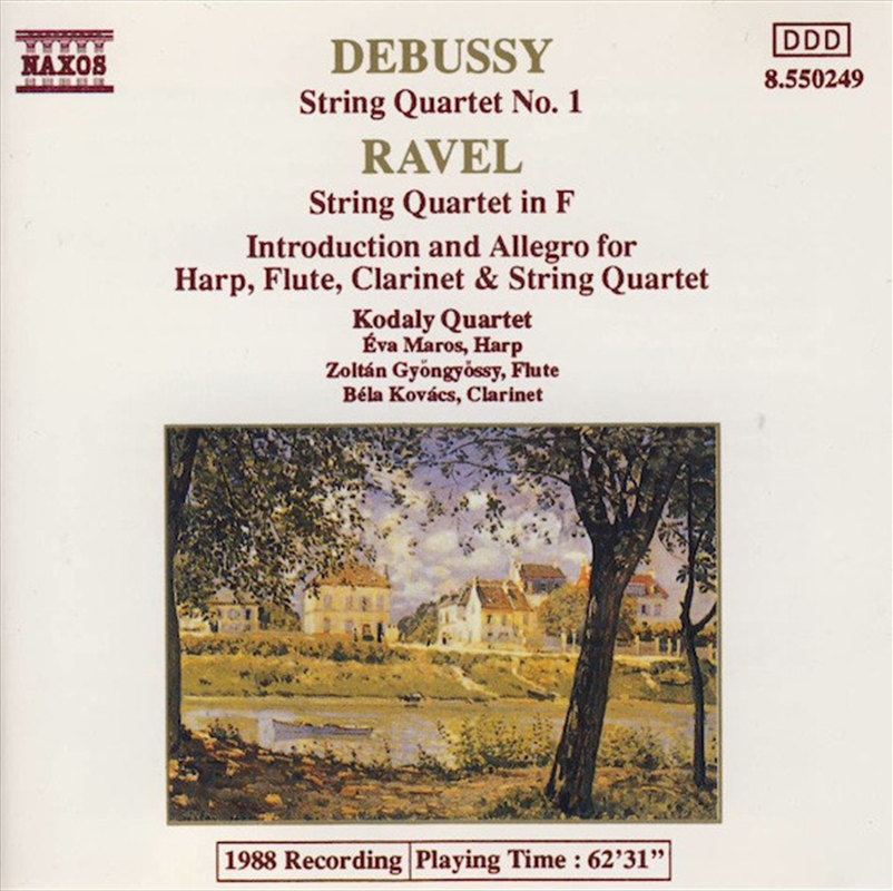 Debussy String Quartet No 1/ Ravel String Quartet In F/Product Detail/Classical