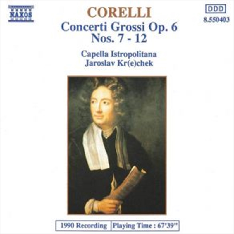 Corelli Concerti Grossi Op 6 7 -12/Product Detail/Classical