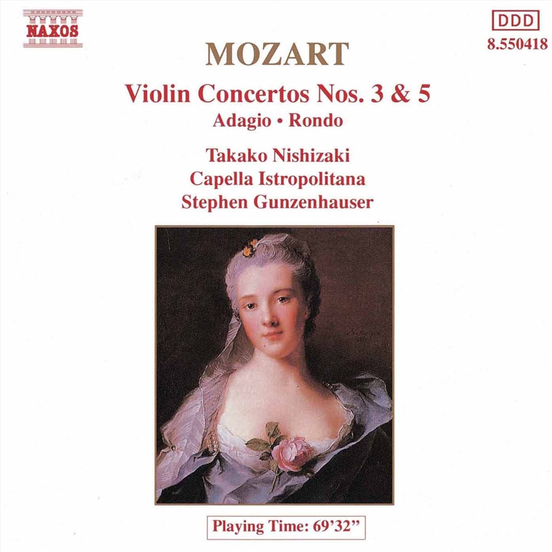 Mozart Violin Concertos No 3 & 5/Product Detail/Classical