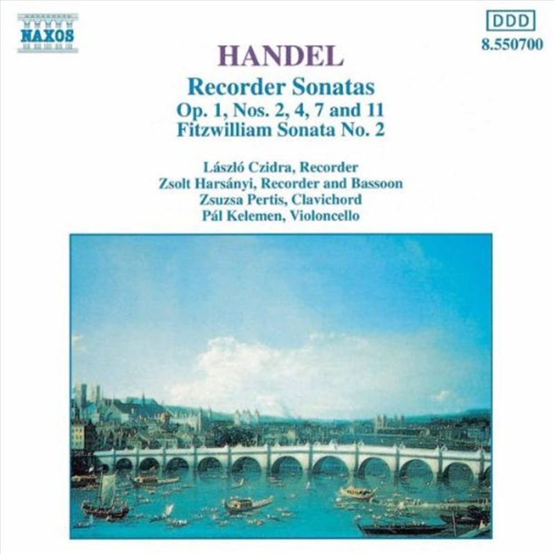 Handel Recorder Sonatas/Product Detail/Music