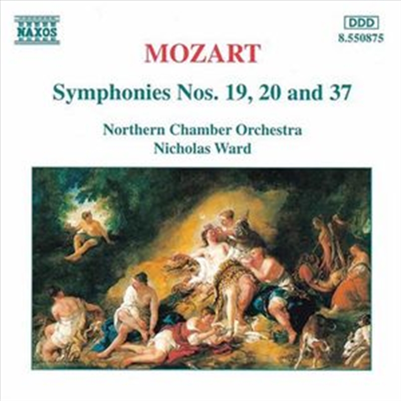 Mozart Symphonies No 19, 20 & 37/Product Detail/Music