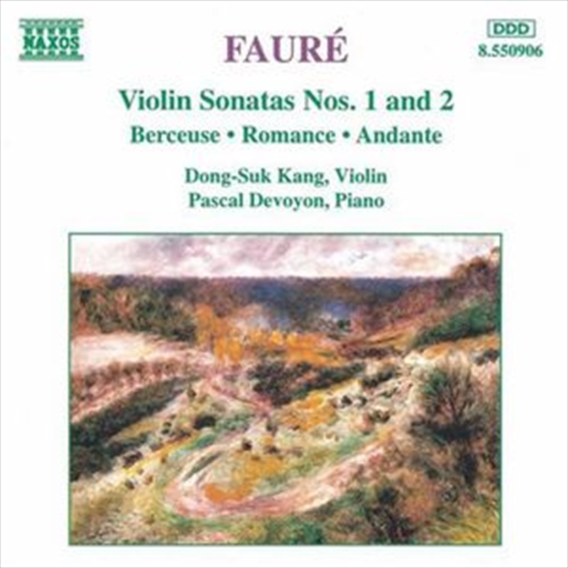 Faure Violin Sonatas No 1 & 2/Product Detail/Music