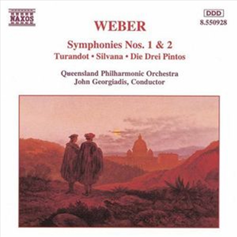 Weber Symphonies No 1 & 2/Product Detail/Classical