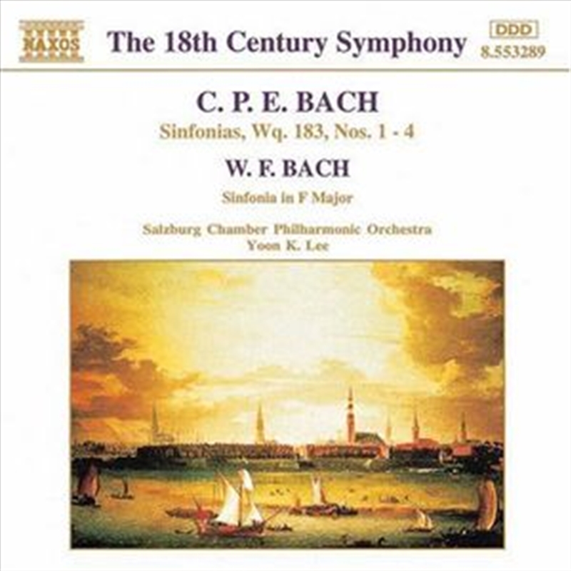 CPE Bach: Sinfonias/WF Bach: Sinfonia in F/Product Detail/Classical