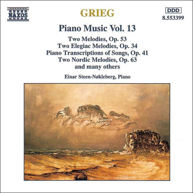 Grieg:Piano Music Volume 13/Product Detail/Music