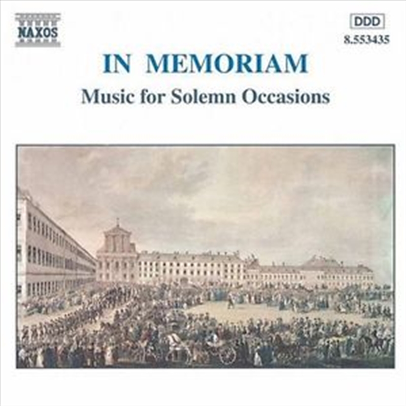 In Memoriam: Music for Solemn Occasions/Product Detail/Classical