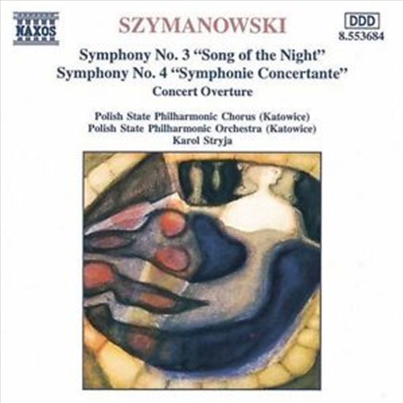Szymanowski:Symphonies Nos.3/4/Product Detail/Music CD Albums & Vinyl Records