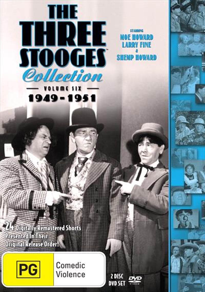 Three Stooges - 1949-1951 - Vol 6/Product Detail/Comedy